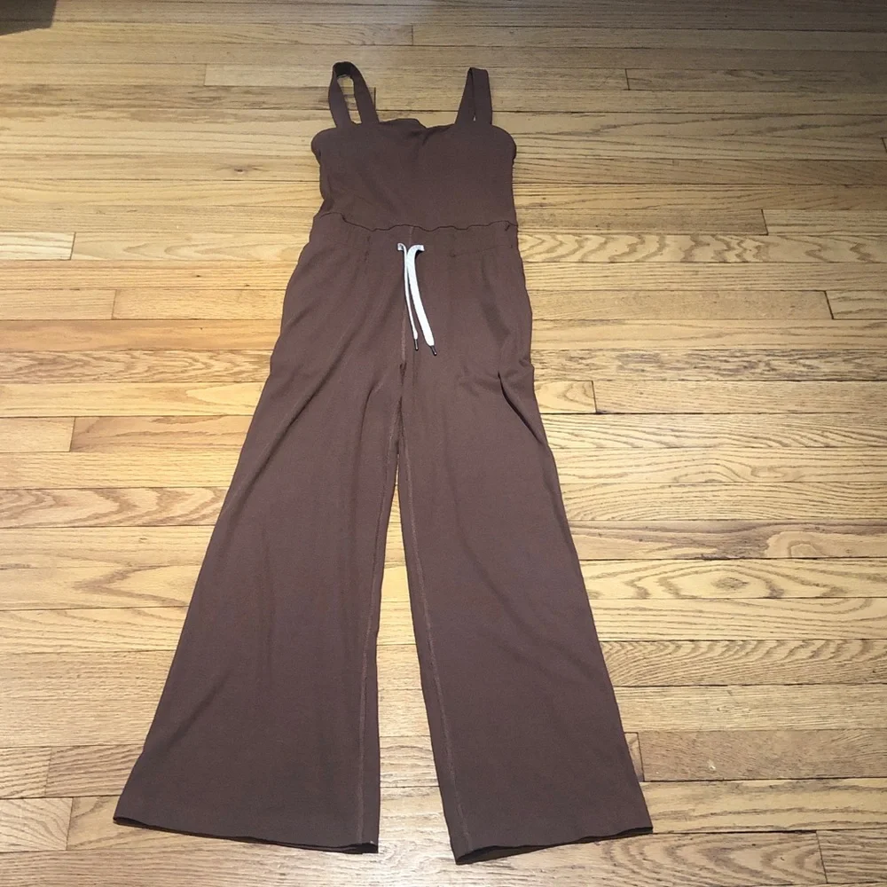 Vuori XS Mudra Ribbed Jumpsuit. Brown Color. NWOT. - Picture 1 of 5